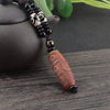 Nine Eye Tibet Dzi Pendant Drop Choker Nacklace Natural Stone Materials Fashionable Style Tibet Heaven Bead Bring Good Luck