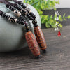 Nine Eye Tibet Dzi Pendant Drop Choker Nacklace Natural Stone Materials Fashionable Style Tibet Heaven Bead Bring Good Luck