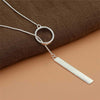 Noble 925 Stamped Silver fine charms Round Pendant Necklace For Women party Wedding Pretty Jewelry Christmas gifts