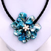 Noble Female Jewelry Classic Mop Jewelry Turquoises Shell Flower Necklace For Womens Sell