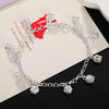 Noble crown 925 Stamp silver chain charms Bracelet for woman fine jewelry wedding accessories party Popular gifts