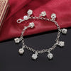 Noble crown 925 Stamp silver chain charms Bracelet for woman fine jewelry wedding accessories party Popular gifts