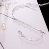 Noble 2MM snake beads chain  925 Stamped Silver Necklace For Women man trend wedding party Jewelry Holiday gifts