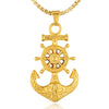 Nordic Ship Rudder Anchor-Shape Pendant Necklace Men's Necklace Viking Jewelry Metal Retro Accessories Party Gifts