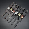 Nordic Totem Charm Wide Leather Bracelet Peace Dove Viking Men's Bracelet Punk Leather Woven Accessories Party Jewelry