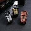 Nordic Totem Charm Wide Leather Bracelet Viking Great Axe Men's Bracelet Punk Leather Woven Accessories Party Jewelry