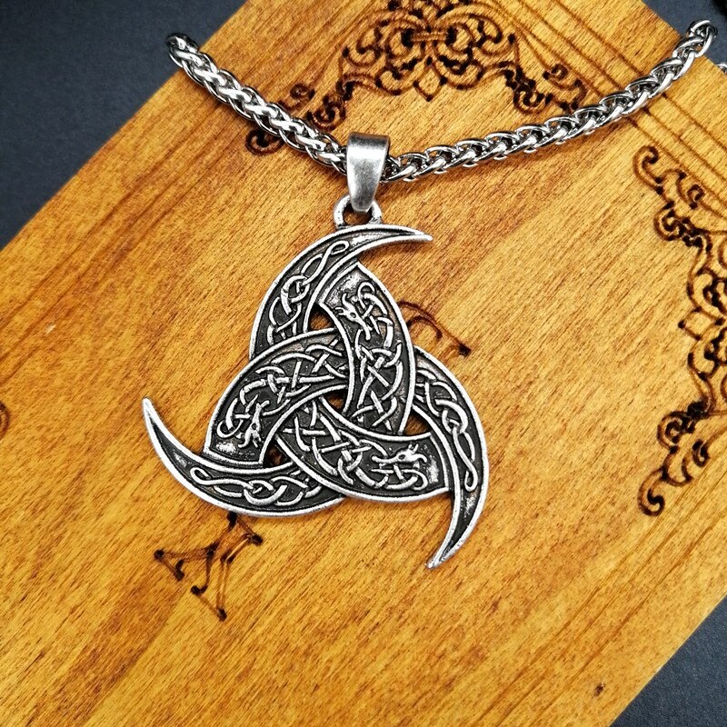 Norse Mythology Odin Horn and Dragon Pendant Necklace Men's Metal Viking Rune Accessories Party Jewelry