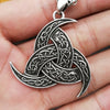 Norse Mythology Odin Horn and Dragon Pendant Necklace Men's Metal Viking Rune Accessories Party Jewelry