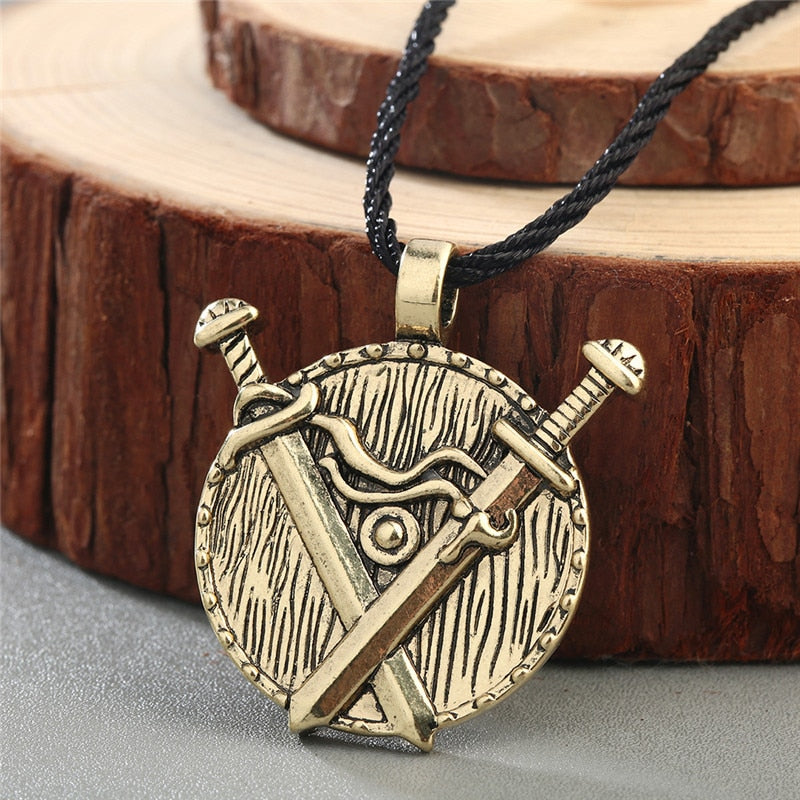 Norse Statement Viking Necklace Men' Pagan Jewelry Wolf Axe Hammer Thor Amulet Symbol Slavic Punk Vintage Women Necklace Gift