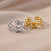 Nose Shape Rings for Women Men  Open Adjustable Stainless Steel Ring Female Wedding Couple Aesthetic Jewelry anillos mujer