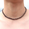 Noter Coconut Shell Mens Necklace Minimalist Natural Wood Choker Necklace Hombre Boy Yoga Meditation Jewelry Male Accessories