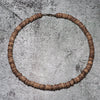 Noter Coconut Shell Mens Necklace Minimalist Natural Wood Choker Necklace Hombre Boy Yoga Meditation Jewelry Male Accessories