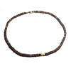 Noter Coconut Shell Mens Necklace Minimalist Natural Wood Choker Necklace Hombre Boy Yoga Meditation Jewelry Male Accessories
