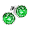 November Droplets Earrings 100% 925 Sterling Silver Citrine Stud Earrings for Women DIY Fine Jewelry PFE080-11