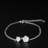 Nutural Handmade The Plum Blossom Plant Bracelets Real 925 Sterling Silver Fine Jewelry for Women and Girl 2020 New Arrial Hot