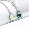 OATHYAN Fruit Avocado Pendants Heart Long Chain Necklaces For Women Lovers' Friend Necklace Gifts Jewelry