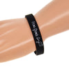OBH 1PC Ariana Grande Dangerous Woman Silicone Bracelet 1/2 Inch Wide Adult Size