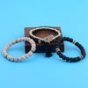 OIQUEI Vintage 4Pcs/Lot Women Bracelets Set Bohemia Charm CZ Hand Natural Stone Beads Tassel Pendents Bracelets Pour Les Femmes