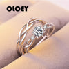 Charm Wedding Ring Elegant Brand Men Women Wedding Engagement Jewelry Vintage Zircon Statement Accessories HOT SALE