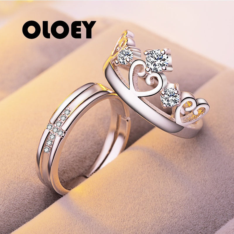 Charm Wedding Ring Elegant Brand Men Women Wedding Engagement Jewelry