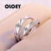Charm Wedding Ring Elegant Brand Men Women Wedding Engagement Jewelry Vintage Zircon Statement Accessories HOT SALE