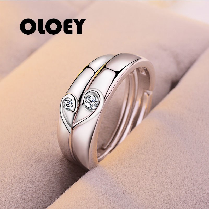 Charm Wedding Ring Elegant Brand Men Women Wedding Engagement Jewelry Vintage Zircon Statement Accessories HOT SALE