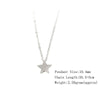 Round Bead/Star Pendant Necklace for Women Girls 925 Sterling Silver Charm Necklaces Fine Jewelry Drop Shipping YMN056
