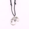 OM Ganesh Pendant Aum Ganesha Removes Obstacles Crystal Animal elephant Pendant Necklace Adjustable rope chain Necklaces