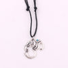OM Ganesh Pendant Aum Ganesha Removes Obstacles Crystal Animal elephant Pendant Necklace Adjustable rope chain Necklaces