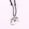 OM Ganesh Pendant Aum Ganesha Removes Obstacles Crystal Animal elephant Pendant Necklace Adjustable rope chain Necklaces