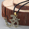 OM Necklace Ohm jewelry OM Charm yoga Jewelry Women Ethnic Necklace Meditation Yoga Men Jewelry Bijoux Femme