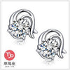 Fashion jewelry animal 12 constellation Chinese zodiac Taurus Leo REAL S925 STERLING SILVER STUD EARRINGS YS76