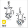 Fashion jewelry animal 12 constellation Chinese zodiac Taurus Leo REAL S925 STERLING SILVER STUD EARRINGS YS76