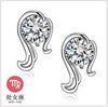 Fashion jewelry animal 12 constellation Chinese zodiac Taurus Leo REAL S925 STERLING SILVER STUD EARRINGS YS76