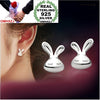 Wholesale Fashion Men man woman girl jewelry Daisy Flower Rabbit flying butterfly 925 sterling silver Stud Earrings YS07