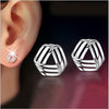 Wholesale Fashion Men man woman girl jewelry Daisy Flower Rabbit flying butterfly 925 sterling silver Stud Earrings YS07