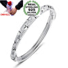 Wholesale Fashion Sweet Car Flower Woman Child Party Gift Stars 925 Sterling Silver Bracelet Bangle Adjustable SZ53