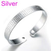 Wholesale Fashion Woman Child Party Gift Lotus Tibetan Heart Sutra 999 Sterling Silver Bracelet Bangle Adjustable SZ59