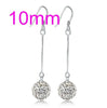 Wholesale Fashion jewelry Princess long style Tassel Bohemia Drop drill ball 925 sterling silver Earrings YS46