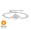 Wholesale Fashion present High Quality AAA Zircon 925 Sterling Silver 12 Constellation Gift Women Bracelets Bangles SZ27