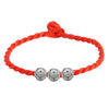 Wholesale Fashion present High Quality Red rope luck bead Exquisite 925 Sterling Silver Gift Women Bracelets Bangles SZ46