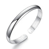 Wholesale Jewelry Fashion Sweet Bohemia Woman Man Child Fine Pattern 999 Sterling Silver Bracelet Bangles Adjustable SZ49