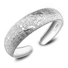Wholesale Jewelry Fashion Sweet Bohemia Woman Man Child Fine Pattern 999 Sterling Silver Bracelet Bangles Adjustable SZ49