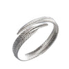 Wholesale Jewelry Fashion Sweet Bohemia Woman Man Child Fine Pattern 999 Sterling Silver Bracelet Bangles Adjustable SZ49