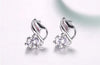 Wholesale Jewelry Sweet Fashion Woman Bride Girl Wedding Gift Conch AAA Zircon 925 Sterling Silver Stud Earrings YS353