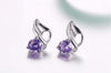 Wholesale Jewelry Sweet Fashion Woman Bride Girl Wedding Gift Conch AAA Zircon 925 Sterling Silver Stud Earrings YS353