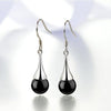 Wholesale Jewelry character Simple Fashion joker for Woman Gift Agate 925 Sterling Silver long style drop Earrings YS206