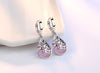 Wholesale Jewelry fashion star for Woman gifts Fine totem opal 925 Sterling Silver buckle Hoop Earrings YS177