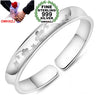 Wholesale fashion plum blossom woman star Fine 999 Sterling Silver opening adjustable bracelet gift Bangles SZ01
