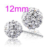 Wholesale girl gift Fashion jewelry Austrian crystal Drill ball 925 sterling silver Stud earrings YS14